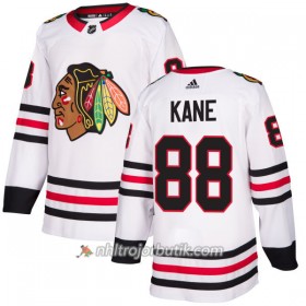 Män Ishockey Chicago Blackhawks Tröja Patrick Kane 88 Adidas 2017-2018 Vit Authentic